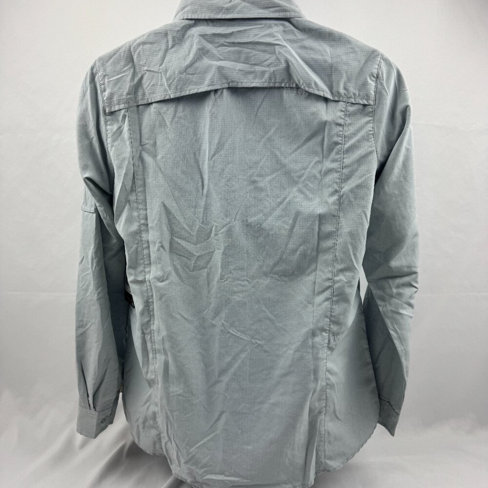 ExOfficio Women’s BugsAway Brisa Long Sleeve Shirt Insect Shield Light Blue Sz L - Picture 3 of 6